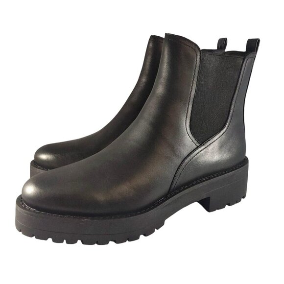 Sam Edelman Women's Size 8.5M Black Leather Upper Chelsea Boots NWOT - Picture 1 of 11